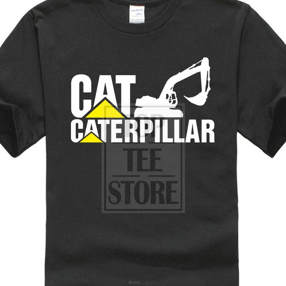 Caterpillar Logo - New Caterpillar Logo Short Sleeve Black Men'S T Shirt Size S 4Xl-in ...
