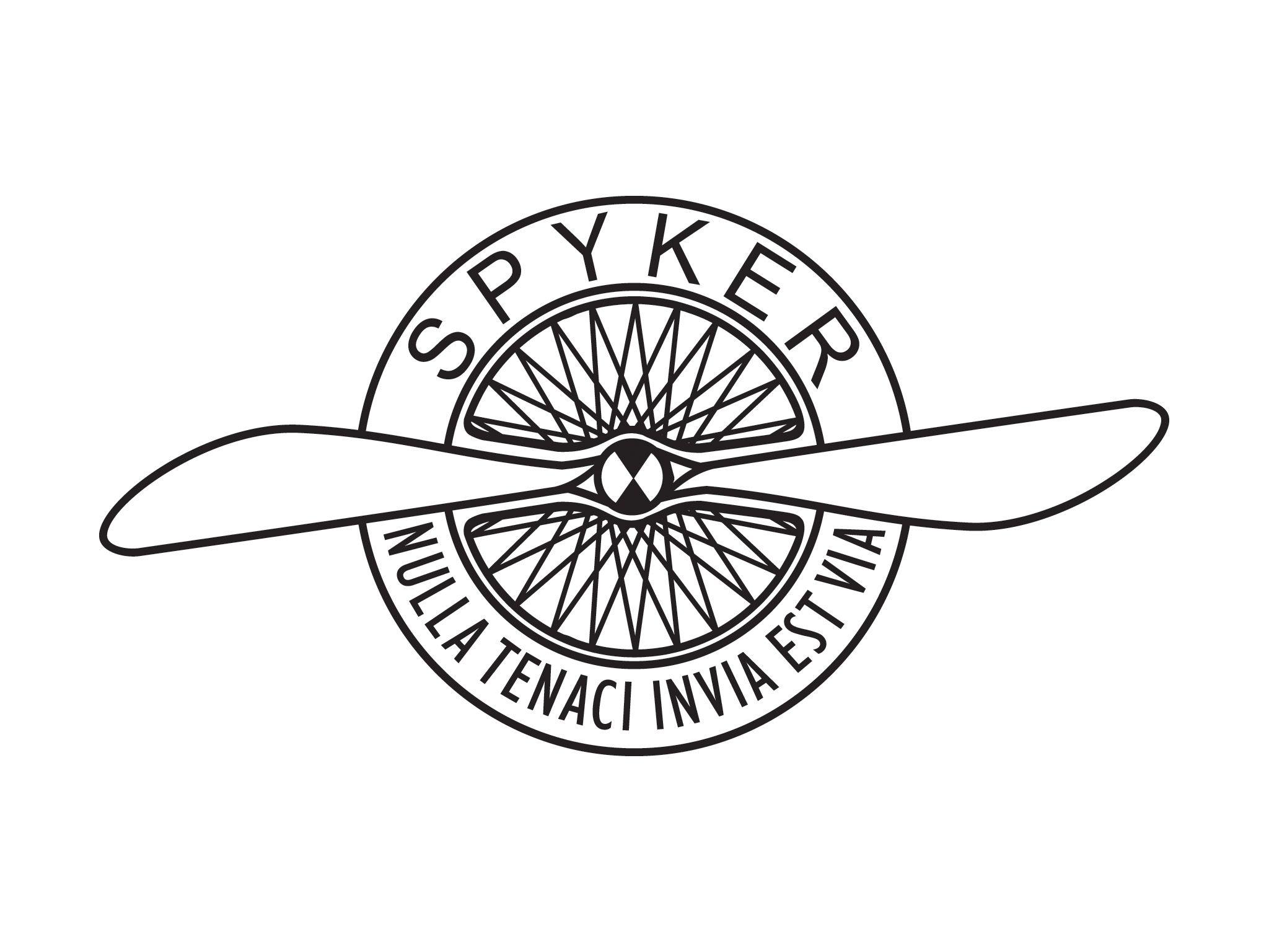 White Spyker Logo - Logo Spyker