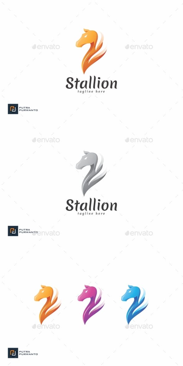 Stallion Logo - Stallion - Logo Template by putra_purwanto | GraphicRiver