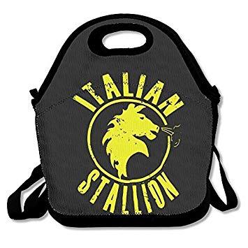 Stallion Logo - Rocky Movie Italian Stallion Logo Lunch Bag Lunch Tote, Waterproof
