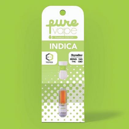 Pure Vape Logo - Pure Vape 1000mg Cartridge - Indica - Mamas Pot Shop