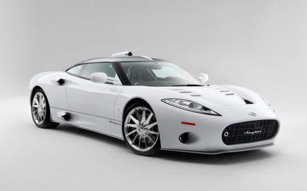 White Spyker Logo - Spyker to unveil new model at Geneva Motor Show