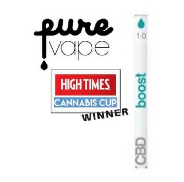 Pure Vape Logo - CBD only Boost Disposable pen by Pure Vape (no thc) - Concentrate - She