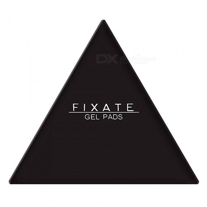 Black and a Triangle Shaped Logo - Triangle Shaped Malleable Non-slip Sticky Silicone Gel Pad for Car ...