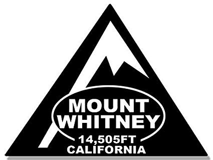 Black and a Triangle Shaped Logo - GHaynes Distributing TRIANGLE Shaped MOUNT WHITNEY