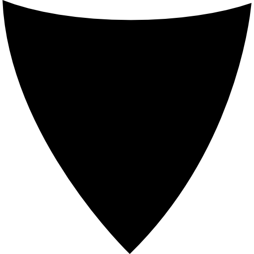 Black and a Triangle Shaped Logo - Triangular shaped shield Icon