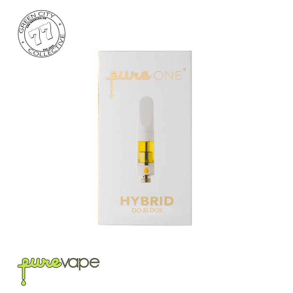 Pure Vape Logo - Pure ONE Cartridge. Green City Collective