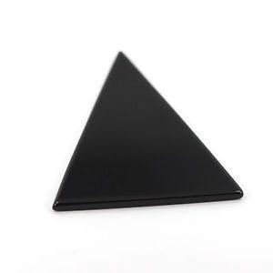 Black and a Triangle Shaped Logo - Black Onyx 32x36 Triangle Shaped Loose Gemstone