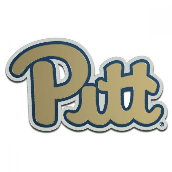 Pitt Logo - Pitt Panthers Full Color Logo Auto Emblem