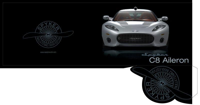 White Spyker Logo - Spyker Car Brocure on Behance