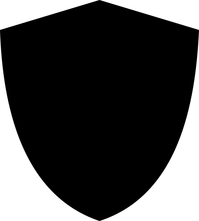 Black and a Triangle Shaped Logo - Black shield Logos