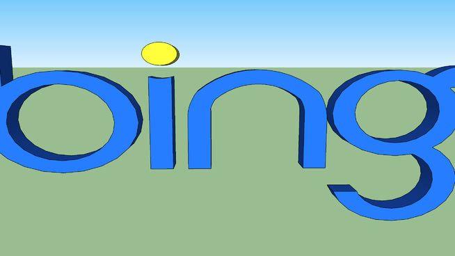 Bing 3D Logo - 3D Bing Logo | 3D Warehouse