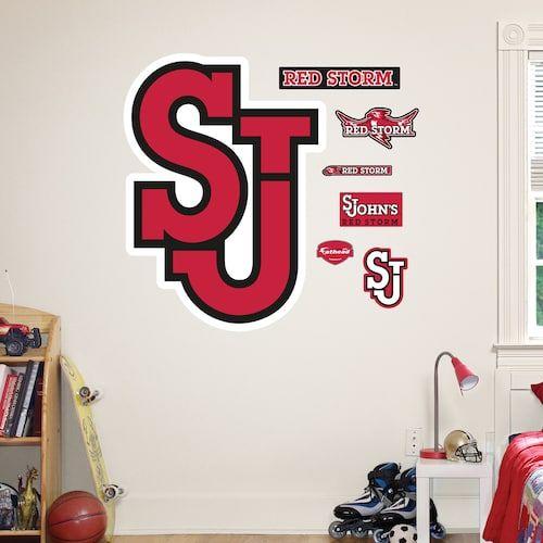 Red Storm Logo - Fathead St. John's Red Storm Logo Wall Decals