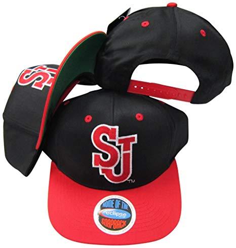Red Storm Logo - St Johns Red Storm Logo Two Tone Plastic Snapback