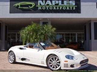 White Spyker Logo - White Spyker C8 in