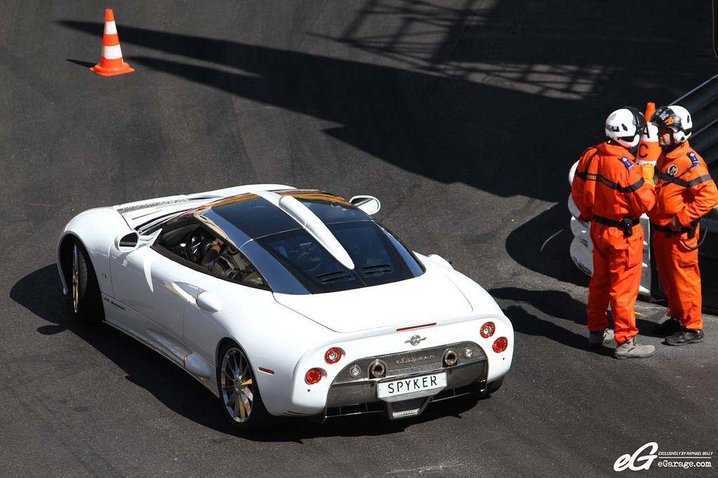 White Spyker Logo - White Spyker C8 Aileron | eGarage brings you the 2011 2011 S… | Flickr