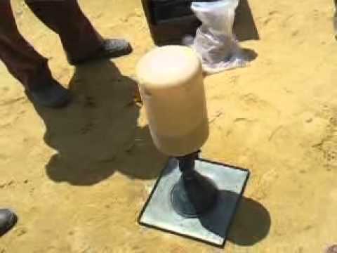 Sand Cone Logo - Sand cone test at site of eamar -1- - YouTube