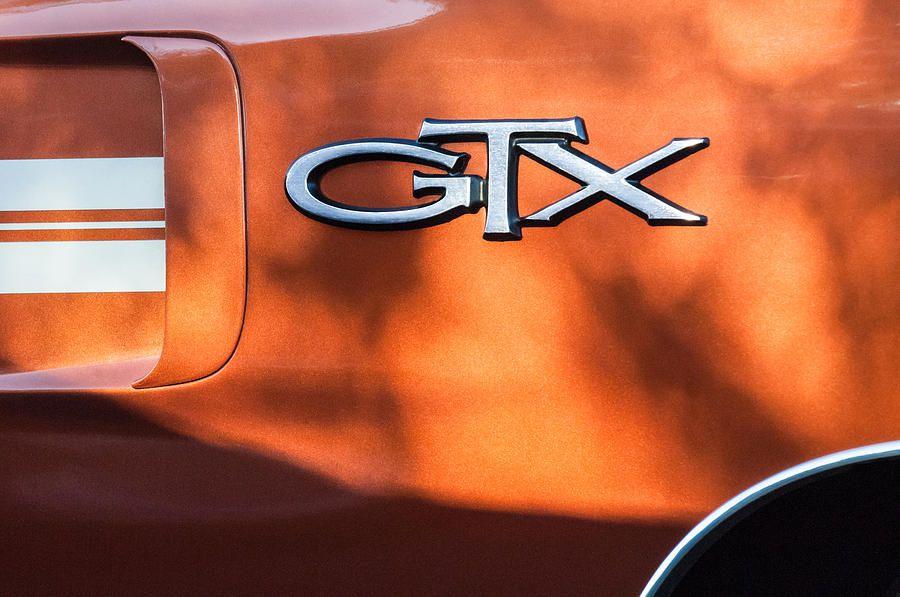 Plymouth GTX Logo - Plymouth Gtx Emblem Photograph