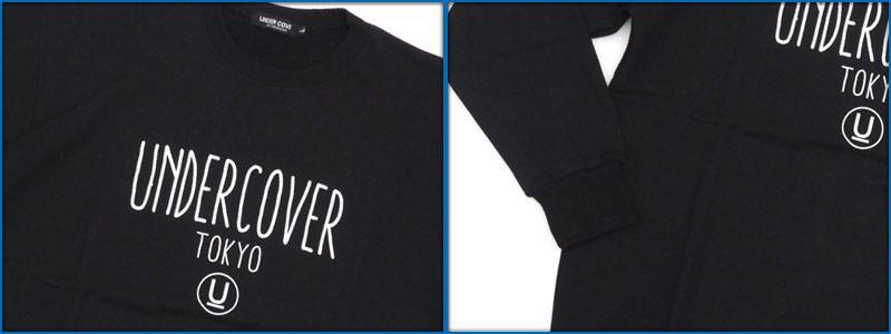 Undercover Brand Logo - UNDERCOVER (under cover) TOKYO LOGO sweatshirts BLACK 409-000349-051