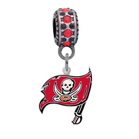 Buccaneers Logo - Amazon.com: Final Touch Gifts Tampa Bay Buccaneers Logo Charm Fits ...