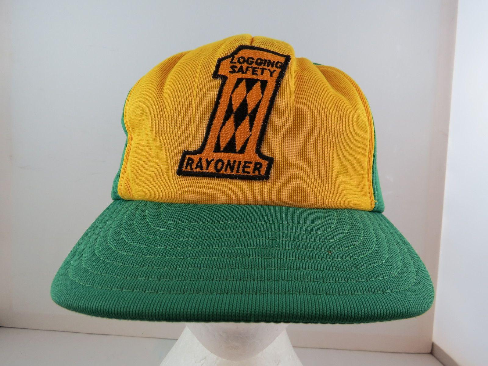 Vintage Logging Logo - Vintage Logging Hat – Rayonier – Logging Safety # 1 – Adult Snapback ...