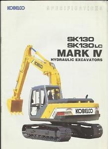 Kobelco Mark 4 Logo - KOBELCO MARK IV SK 210 HYDRAULIC EXCAVATOR CONSTRUCTION TRUCK ...