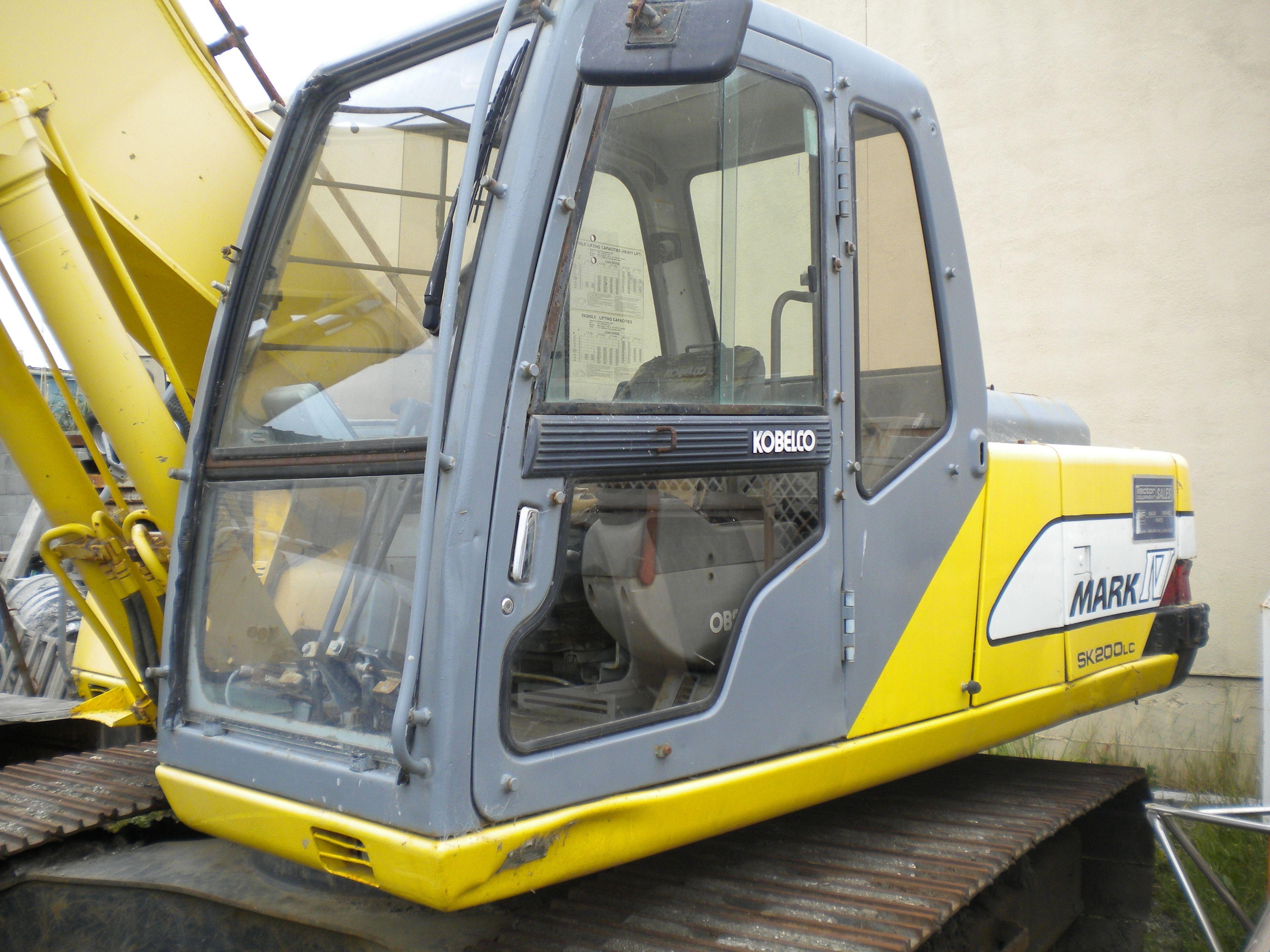 Kobelco Mark 4 Logo - 1997 Kobelco SK200LC Mark IV « Hanna Equipment