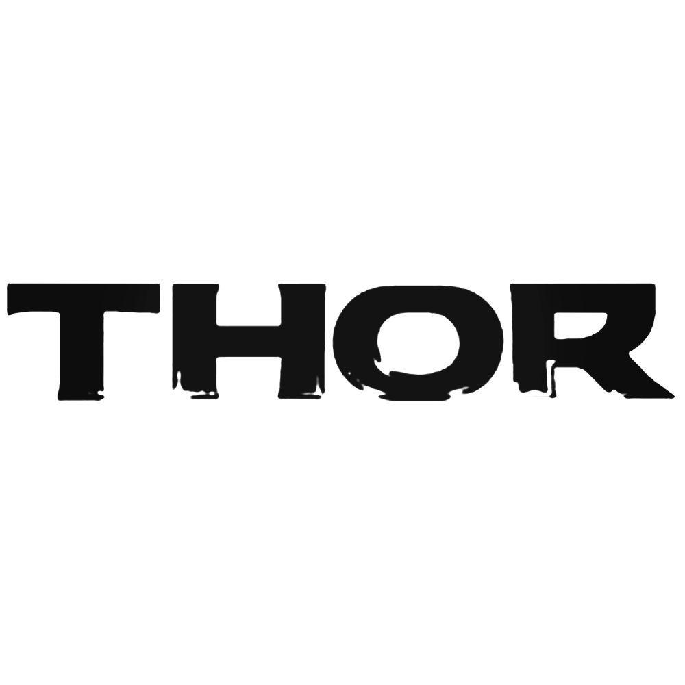 Black and White Thor Logo - Thor Logo Thor Silhouette Decal