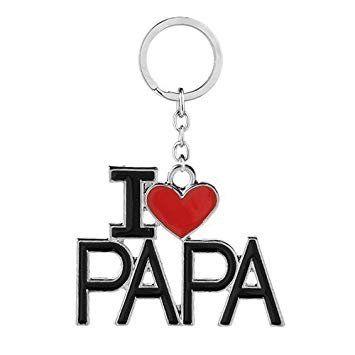 Dad Logo - Kp Fine Quality I Love Dad Logo Heavy Metal Keychain