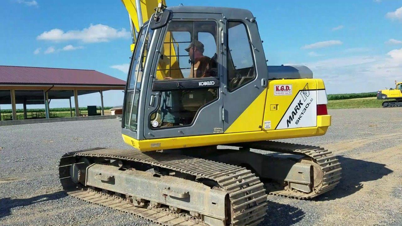 Kobelco Mark 4 Logo - 1998 Kobelco SK130 LC Mark IV Hydraulic Excavator Operating... - YouTube