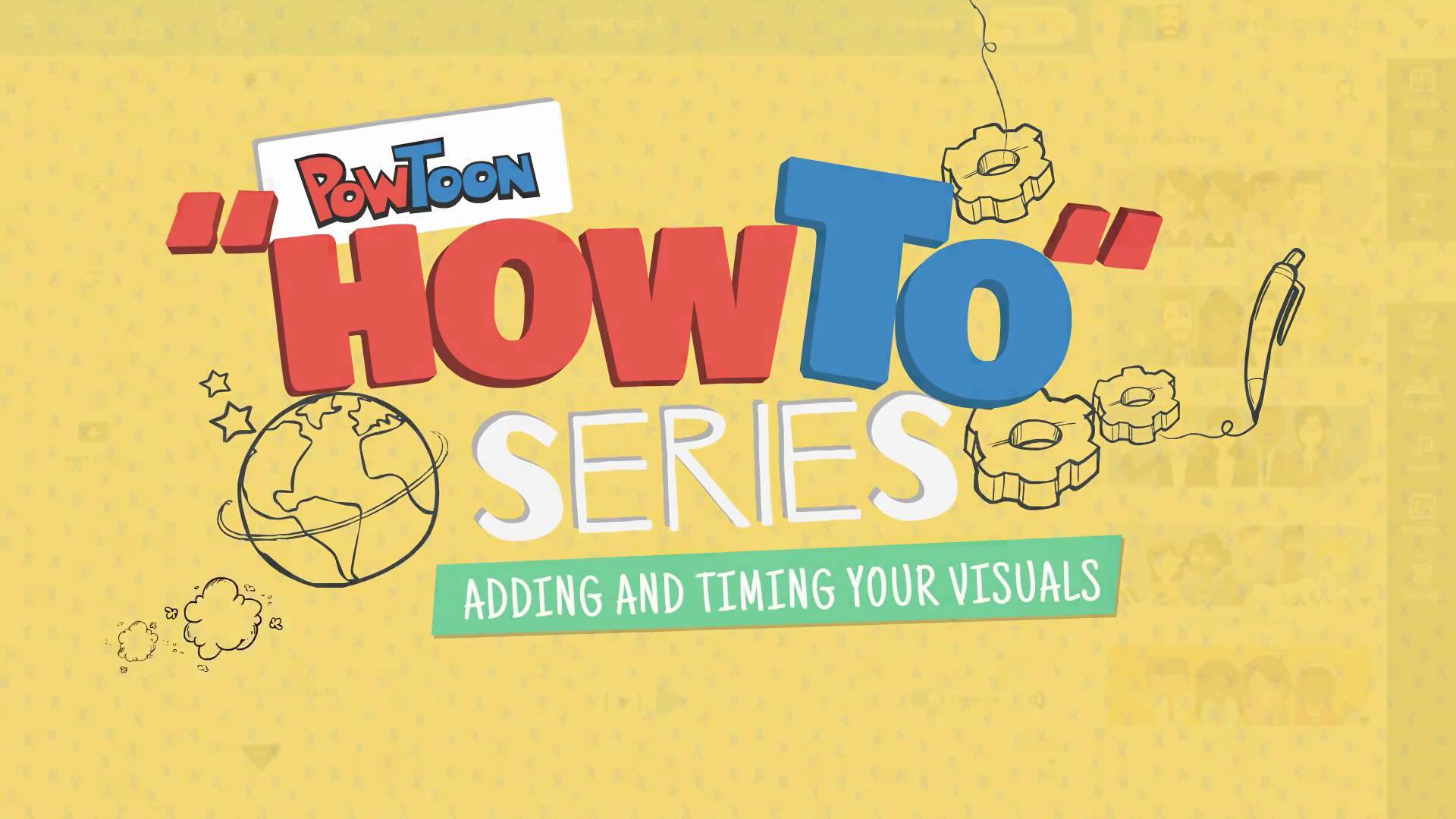 PowToon Logo - step 1 write script