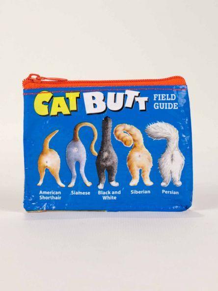 White and Blue Q Logo - Cat Butts