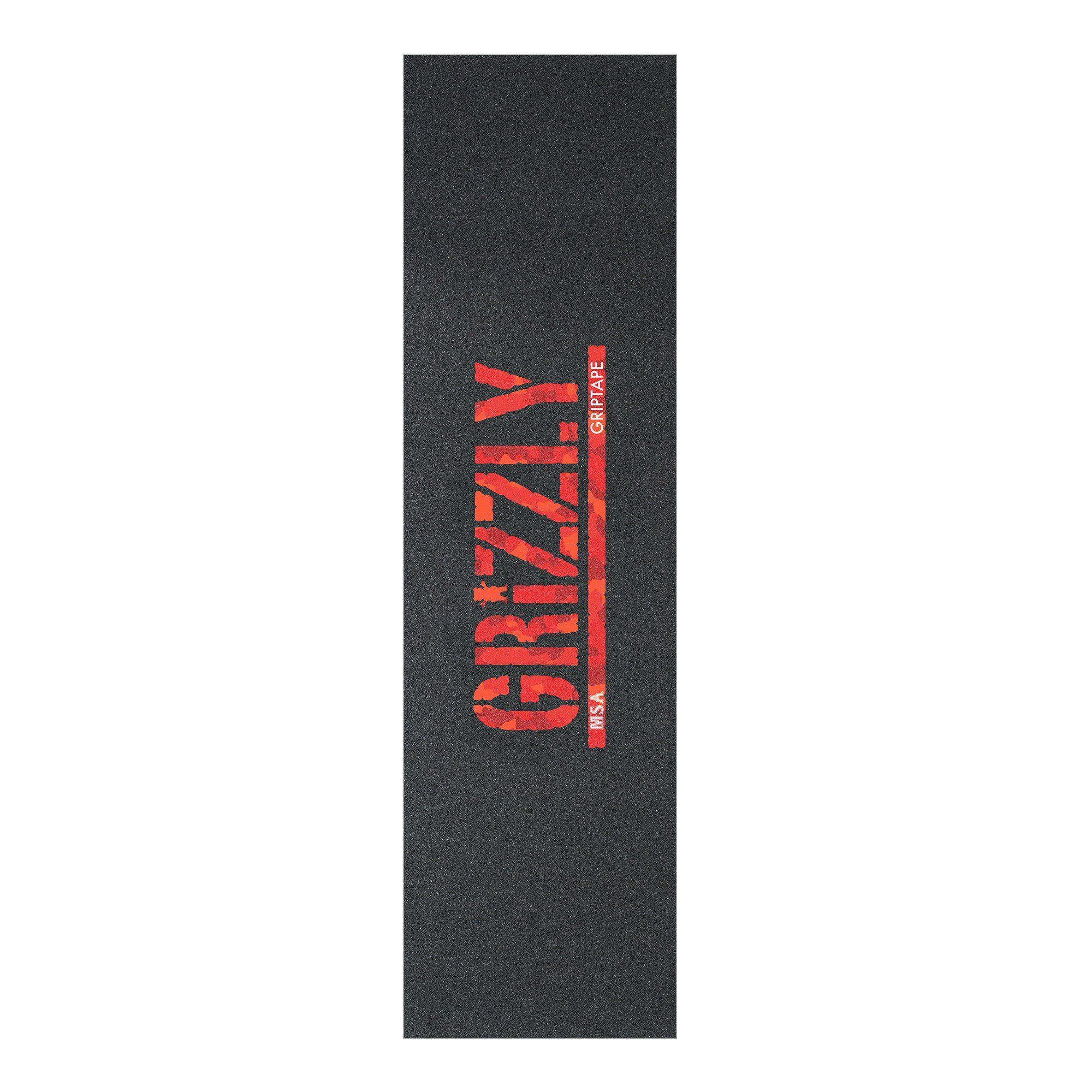 Grizzley Grip Logo - MSA Camo Stamp Griptape - Grizzly Griptape