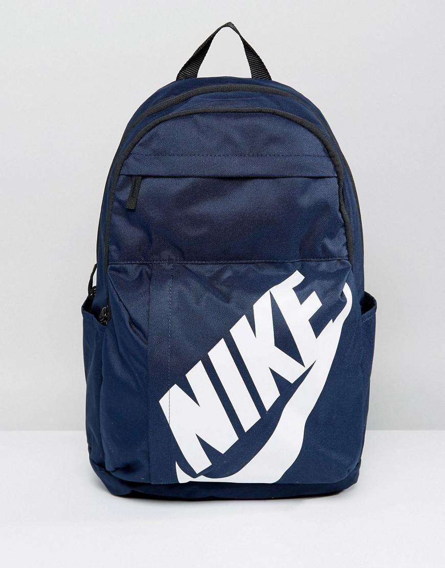 Navy Blue Nike Logo - Nike Nike Logo Backpack In Navy Ba5381-451 in Blue for Men - Lyst