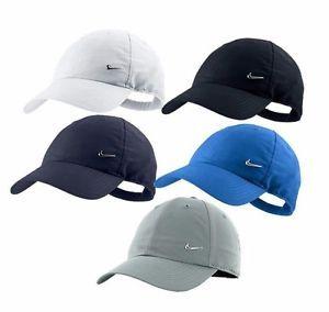 Navy Blue Nike Logo - Nike Metal Swoosh Logo heritage Hat Cap Gorro Black White Navy Blue ...