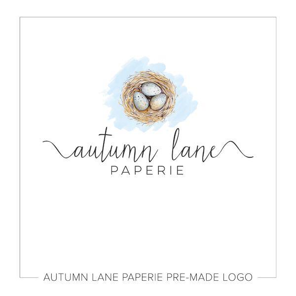 Like Birds Nest Logo - Birds Nest Logo | Autumn Lane Paperie