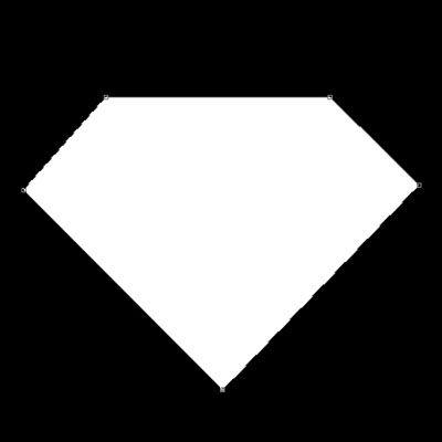 White Superman Logo - Free Superman Symbol Outline, Download Free Clip Art, Free Clip Art