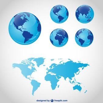 World Map Globe Logo - Globe Vectors, Photo and PSD files