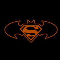 Pumpkin Superman Logo - Superman Batman Symbol - StoneyKins