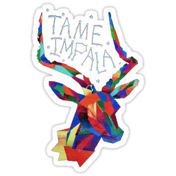 Tame Impala Logo - Tame Impala Logo 3 jendelarumah by from Redbubble | stickers