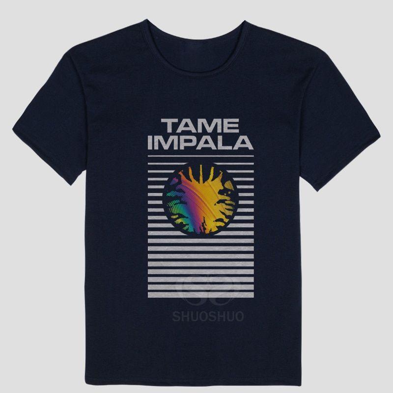 Tame Impala Logo - Tame Impala logo Printing T Shirts Male Short Sleeve O Neck Men T ...