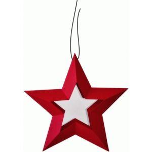 Hollow Red Star Logo - Silhouette Design Store Design : 3D hollow star ornament