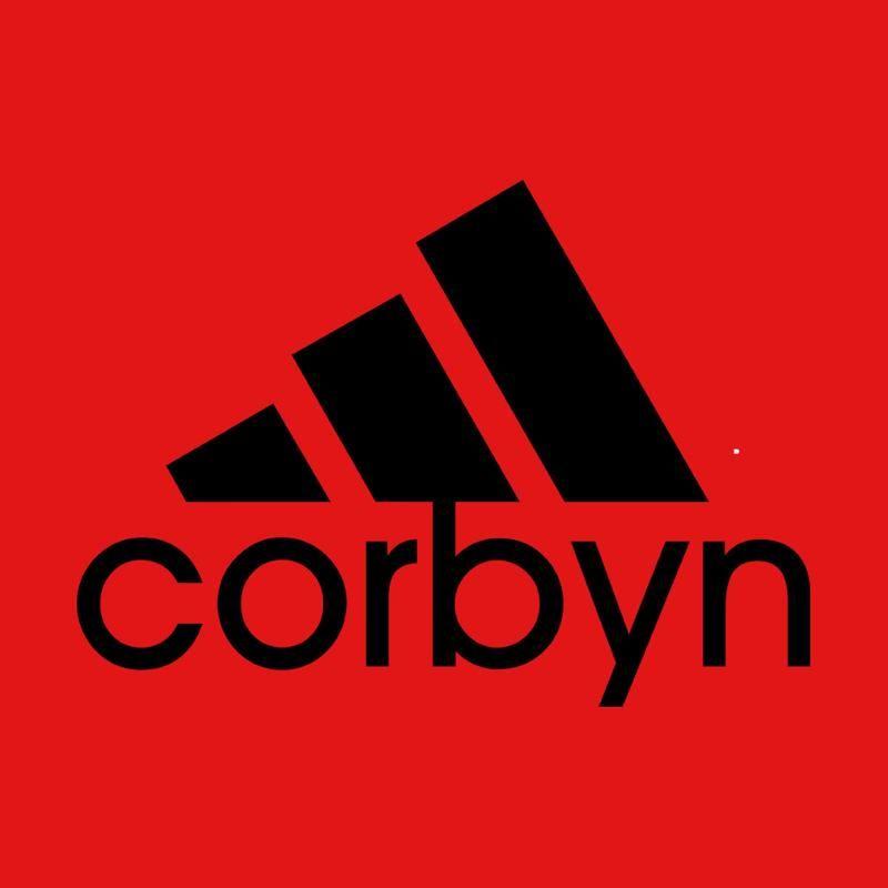 Red Adidas Logo - Jeremy Corbyn Adidas Logo 90s. Cloud City 7