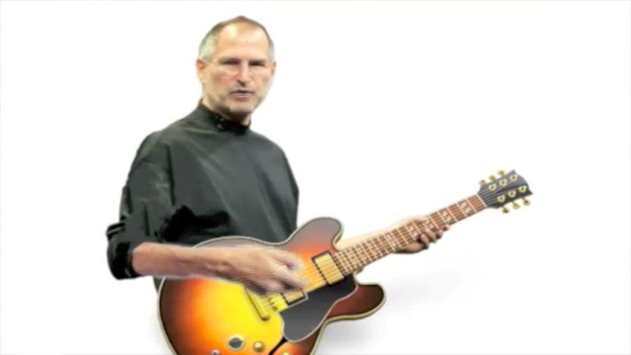 GarageBand Logo - iPad 2 Song: Steve Jobs Auto-Tune Music Video | Obama Pacman