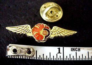 Hawaii Airlines Logo - HAWAIIAN AIRLINES LOGO HAWAII GOLD TONE METAL 1 1 4 MINI WINGED PIN