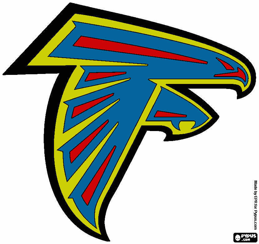 Blue and Yellow Falcon Logo - Falcons Logos