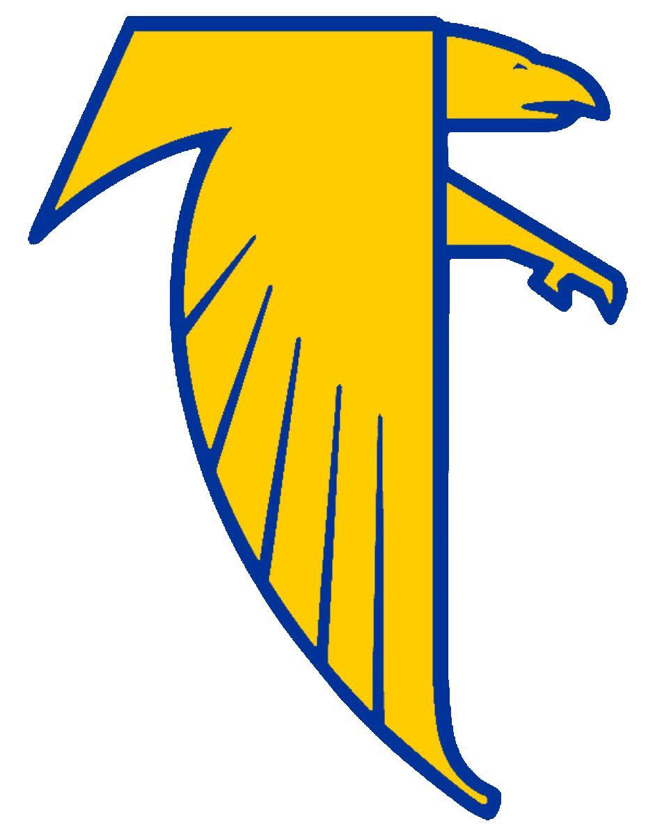 Blue and Yellow Falcon Logo - Download Falcons / Overview