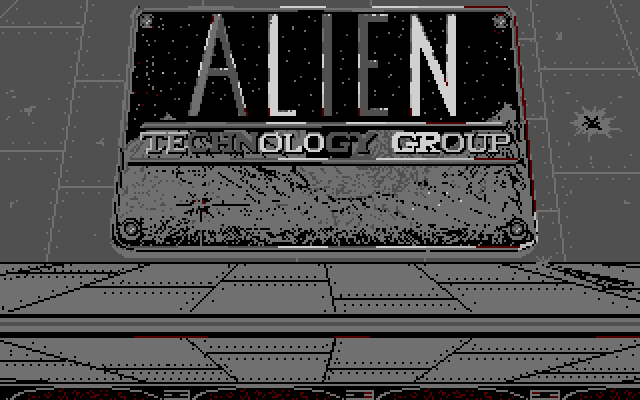 Alien Technology Logo - QIX Screenshots for DOS