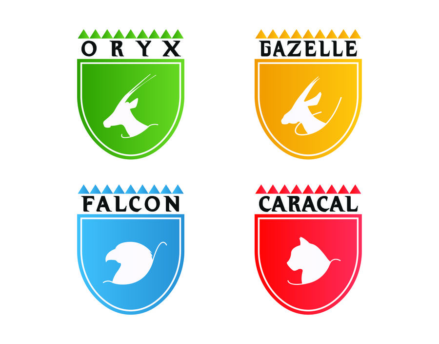 Blue and Yellow Falcon Logo - Entry #16 by JunaidAman for 4 School House Logos. We have Oryx ...