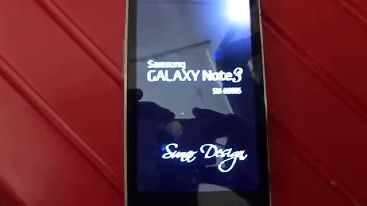 Samsung Galaxy Note 3 Logo - Boot Logo Galaxy Note3 - YouTube